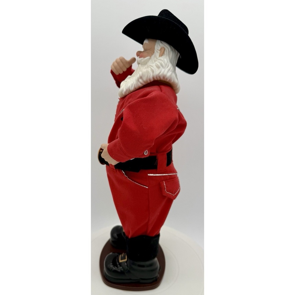 Vintage 1998 Christmas Fantasy Ltd Cowboy Santa Western 16"‎ *READ* Holly Jolly - Picture 11 of 16